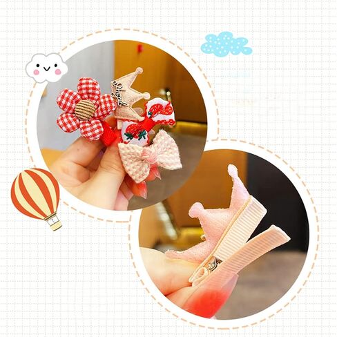5pcs Baby Bows Hair Clips Toddler Girls Cute Hair Clips Hair Accessories for Kids Teens in Saudi Arabia