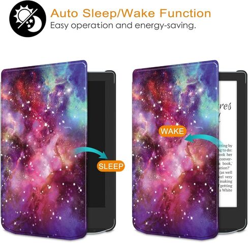 Case for Pocketbook Verse PB629/Verse Pro PB634 6",Slim Hard Back Shell Protective Smart Cover with Auto Wake/Sleep Function,Green in Kuwait