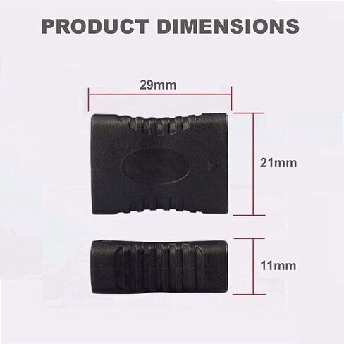 Ezondeal 1 Pack HDMI Adapter Female to Female HDMI Connector Coupler Extender Converter Support 3D 4K 1080P for TV Roku Fire Stick Chromecast Nintendo Switch Xbox One PS5 PS4 Laptop PC in Saudi Arabia