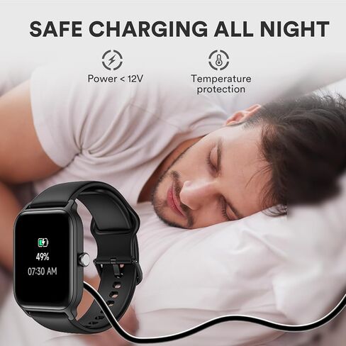 Magnetic Smart watch Charging Cable&Charger, USB Charging Cable for VeryFit IDW13, ID 208BT,ID205L, ID207, ID207Mini, Flexible and Durable 11.81in(30cm) Charging Cable in Saudi Arabia