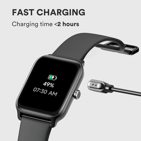 Magnetic Smart watch Charging Cable&Charger, USB Charging Cable for VeryFit IDW13, ID 208BT,ID205L, ID207, ID207Mini, Flexible and Durable 11.81in(30cm) Charging Cable in Saudi Arabia