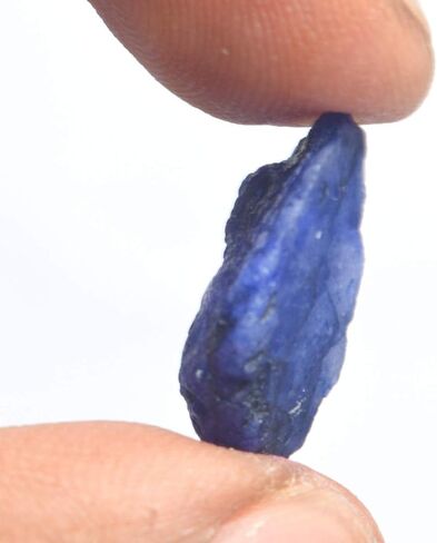 GEMHUB Natural Blue Sapphire 19.00 Ct. Certified Healing Crystal Raw Rough Sapphire for Jewelry Making DP-592 in Saudi Arabia