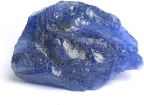GEMHUB Natural Blue Sapphire 19.00 Ct. Certified Healing Crystal Raw Rough Sapphire for Jewelry Making DP-592 in Saudi Arabia