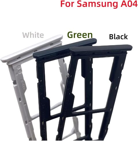 A04 حامل فتحة بطاقة SIM المزدوجة لهاتف Samsung Galaxy A04 4G SM-A045F/DS 6.5 بوصة مع صينية بطاقة Sim ودبوس إخراج مفتوح وصينية بطاقة SD (أخضر) in Saudi Arabia