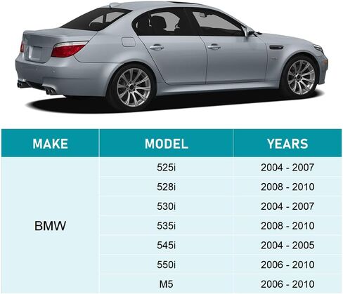 مجموعة أذرع التحكم الأمامية والسفلى الأمامية والخلفية متوافقة مع BMW E60 2004-2007 BMW 525i 530i,2006-2009 BMW 550i M5 (6 قطع) in Kuwait