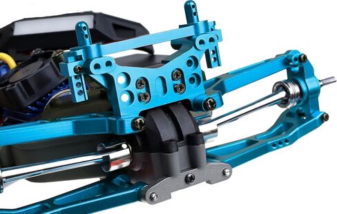 لأجزاء ترقية Hyper Go H16BM أجزاء ترقية أمامية وخلفية RC لصدمات البرج وأعمدة الجسم لـ MJX Hyper Go H16GT H16DR H16 16207 16208 16209 16210 Jetwood 1/16 مجموعة ترقية مقياس أحمر in Kuwait