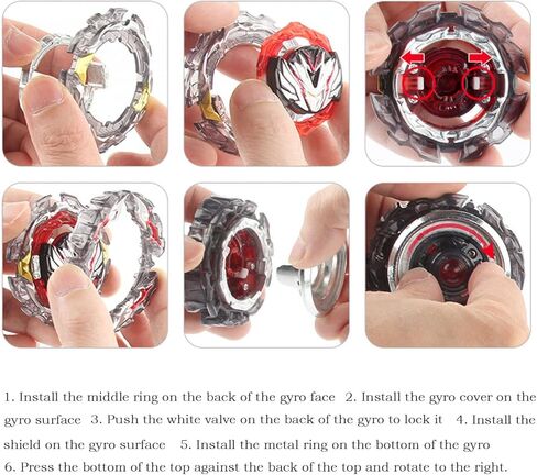 ألعاب القتال بلايز برست باتل B-188 مذنب لونجينوس Kr MDS-2 ألعاب جيروسكوبية للأطفال مع قاذفة مخصصة B-184 in Kuwait