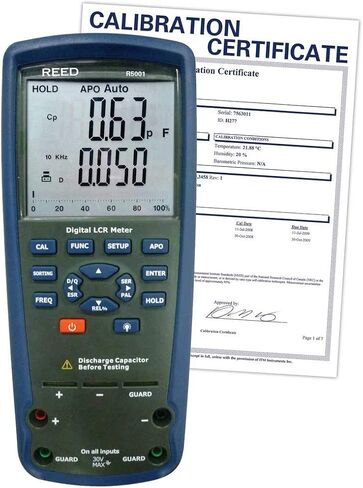 REED Instruments R5001 Passive Component LCR Meter, +/-1.5% Accuracy, blue/black in Saudi Arabia