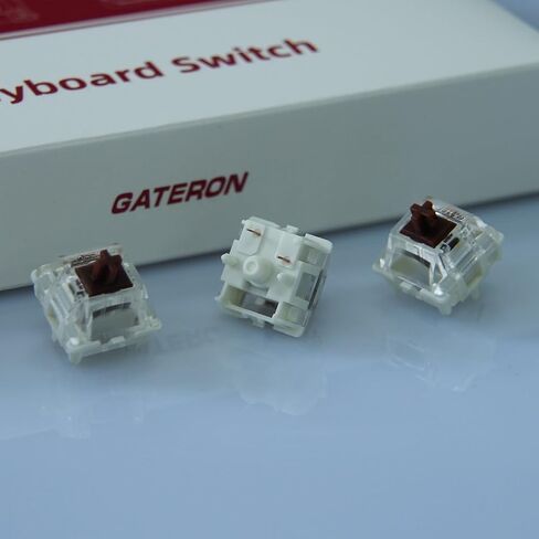 مفاتيح لوحة المفاتيح GATERON Jupiter Banana، اللمسية 59gf RGB LED 5 Pin Factory مفاتيح مفاتيح مسبقة التشحيم للوحة المفاتيح الميكانيكية MX (الموز، 110 قطعة) in Kuwait
