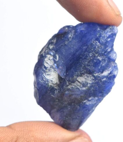 GEMHUB Genuine Blue Sapphire Gem 8.00 Ct Certified Natural Blue Sapphire, Rough Healing Crystal Sapphire in Saudi Arabia
