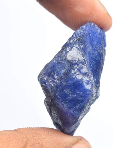 GEMHUB Genuine Blue Sapphire Gem 8.00 Ct Certified Natural Blue Sapphire, Rough Healing Crystal Sapphire in Saudi Arabia