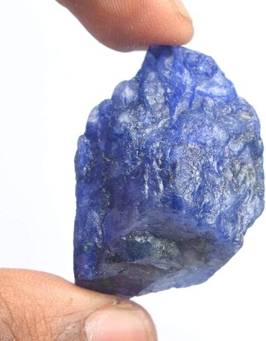 GEMHUB Genuine Blue Sapphire Gem 8.00 Ct Certified Natural Blue Sapphire, Rough Healing Crystal Sapphire in Saudi Arabia