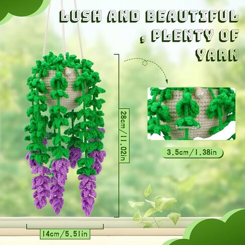 Kogyxe Crochet Kit for Beginners Crochet Hanging Plant with Tutorials in Saudi Arabia