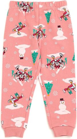 Disney Girls Fleece Sweatshirt and Jogger Pants Outfit Set Newborn to Big Kid Sizes (Newborn - 14-16) in Kuwait
