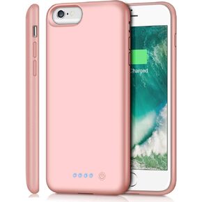Battery Case for iPhone 6s Plus/6 Plus/7 Plus/8 Plus 8500mAh, Rechargeable Charging Case for iPhone 6Plus Extended Battery Pack Charger 6s Plus Portable Power Bankup Cover for 7P 8P (Black)