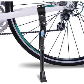 Bike Kickstand, Bicycle Kickstands for Mountain Bike, Rear Mount Bike Kick Stand Fit 24inch 27.5in 29" Adult Bike, Mountain Bike Kickstand Suit for Road Bike/MTB/BMX/E-Bike ( Hole Spacing 18mm )