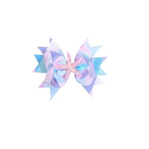 Glitter Starfish Hair Bow Clips Baby Girls Cute Hairpin Barrettes Princess Headdress Kids Hair Accessories.(F168) (starfish)