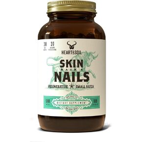 HEART & SOIL - Mood, Memory & Brain Supplement - Brain Support - Enriched with DHA/EPA, Choline, B12, Folate, Riboflavin, Selenium & Copper - Brain Supplements for Memory and Focus - 180 Capsules