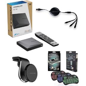 Formuler Z11 Pro 4K Android 11 Dual Band 5G Gigabit LAN 2GB Ram 16GB Storage with Premium IR1 Remote Control | Bonus 3 Color Keyboard | Bonus Car Mount| Bonus 3 in one Charger.