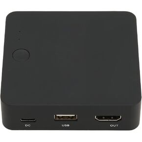 Analog Video to Digital Converter, Mini HD AV Converter for Video Recording and Digitizing from VHS, VCR, DVD Players to Digital MP4 Format, Output