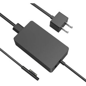 Surface Book Charger, AYNEFF 15V 4A 65W Surface Pro Power Supply Compatible with Microsoft Surface Book Surface Laptop Surface Pro 9 Pro 8 Pro 7 Pro 6 Pro 4 X, Surface Go, 5.9ft DC Cable with USB 5V