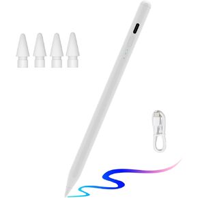 لشاحن Apple Pencil، محول USB-C إلى Apple Pencil، 3.3FT/1Pack iPencil Charger 30 دقيقة شحن كامل متوافق مع Apple Pencil الجيل الأول، iPad 10th و9th Generation، iPad Pro 11 12.9 بوصة