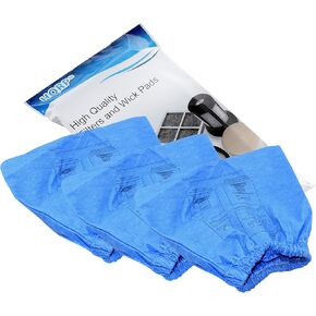 HQRP Cloth Filter (3-pack) Compatible with Armor All AA155, AA255, AA255W, AA256, VOM205P 0901 Utility Wet/Dry Vac, part VRC2 VRC21 Replacement