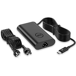 65W 45Watt USB C Charger for Dell Laptop Charger Replacement Dell Latitude 5520 5420 5320 5430 7420 7390 7320 7400 Dell XPS 13 15 Chromebook 3100 Computer Fast Charging Type C Power Supply Cord