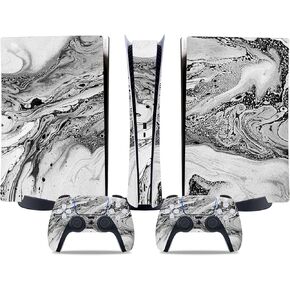 Skin Sticker for PS5 Digital, Protective Skin Wrap for PS5 Digital, Full Cover Vinyl Decal for PS5 Digital Console and Controller (Marble)