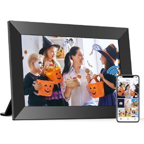 إطار صورة رقمي BIGASUO بدقة 1280 × 800، شاشة لمس بإطار صور سحابي ذكي واي فاي مقاس 10.1 بوصة، ذاكرة مدمجة سعة 16 جيجابايت، تدوير تلقائي، عرض شرائح، مشاركة الصور ومقاطع الفيديو على الفور عبر تطبيق Uhale in Kuwait