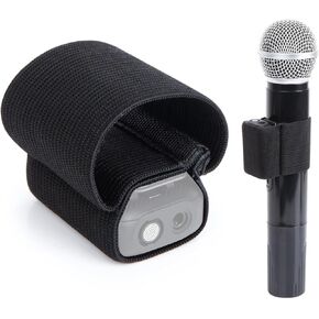 SUNMON Hand Microphone Elastic Sleeve for DJI Mic, DJI Microphone Elastic Sleeve Accessories for speech, interview camera, wedding handheld microphone（2pcs）