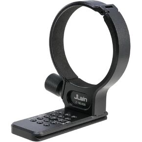 FocusFoto Metal Tripod Collar Mount Ring 80mm for Nikon NIKKOR Z 180-600mm f/5.6-6.3 VR Lens, Bottom with 1/4" & 3/8" Thread Screw Mount Dovetail Groove Quick-Release Plate for Acra-Swiss Tripod