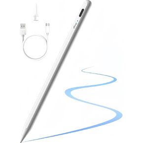 iPad Apple Pencil 9th&10th Generation, Fast Charge Apple Pen for iPad with Palm Rejection and Tilt Sensitivity, Work for iPad10/9/8/7/6,iPad Pro 13" M4/12.9"/11", iPad Air M2/5/4/3 and iPad Mini 6/5