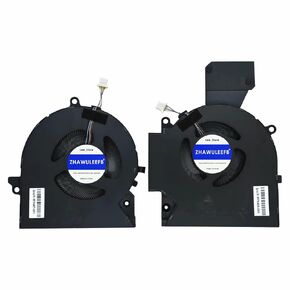 Replacement (DC12V) New CPU+GPU Cooling Fan for HP OMEN 16-B 16-C TPN-Q265 TPN-Q267 Series M75487-001 ND8CC02-20K25 M75488-001 ND8CC02-20K26 0.5A Fan