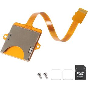15cm Micro SD Card to SD Card Extension Cable 3D Printer Adapter Cable FPC Material Memory Card Male and Female Adapter with Screw Hole Design
