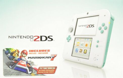 Nintendo 2DS Sea Green (Includes Mario Kart 7) (Renewed) in Saudi Arabia