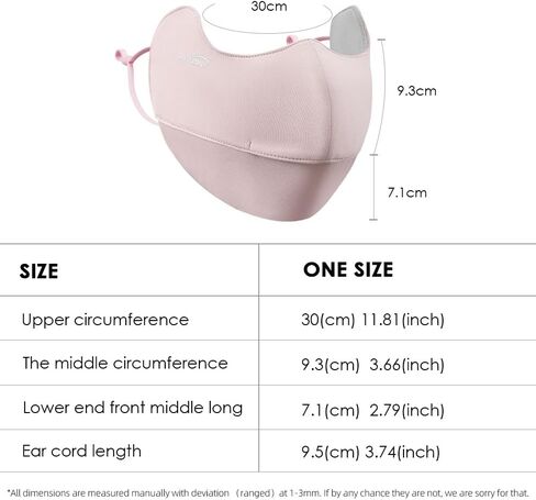 OHRAIN Neck Gaiter UPF 50+ UV Face Scarf Cover Summer Breathable Washable Reusable SLF5M043 in Saudi Arabia