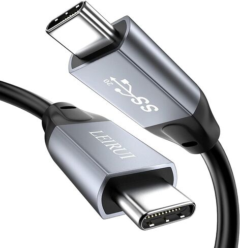 USB C to USB C Cable 20Gbps USB C 3.2 Data Cable 100W Fast Charging Type C to Type C Cord 5k/4k@60Hz Video Output for iPhone 15/15 pro, MacBook Air/Pro, iPad Pro 11/Air/Mini, Samsung Galaxy in Saudi Arabia