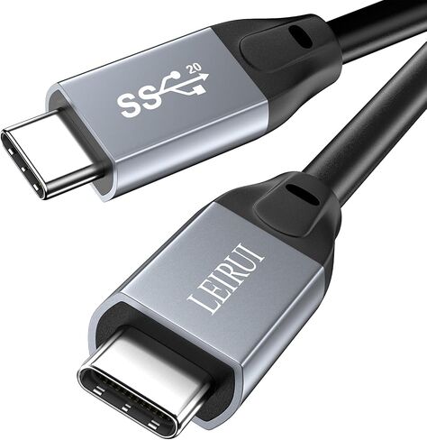 USB C to USB C Cable 20Gbps USB C 3.2 Data Cable 100W Fast Charging Type C to Type C Cord 5k/4k@60Hz Video Output for iPhone 15/15 pro, MacBook Air/Pro, iPad Pro 11/Air/Mini, Samsung Galaxy in Saudi Arabia
