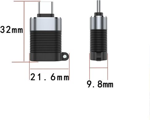 محول Micro USB OTG 2 في 1 بزاوية قائمة 90 درجة مع منفذ شحن طاقة Micro USB 2 Pack in Kuwait