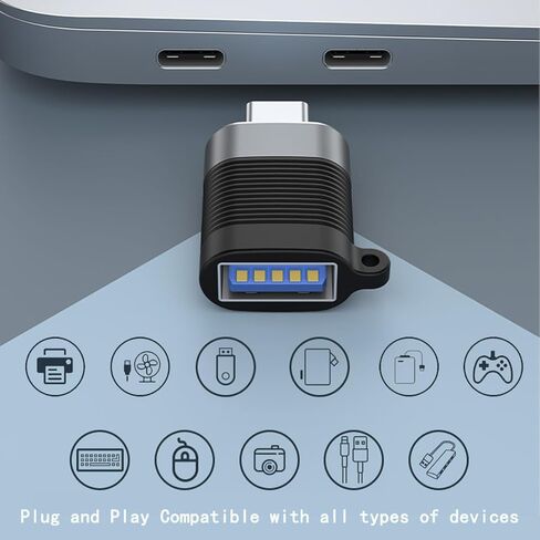 محول Micro USB OTG 2 في 1 بزاوية قائمة 90 درجة مع منفذ شحن طاقة Micro USB 2 Pack in Kuwait