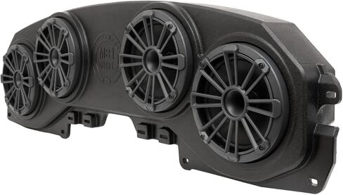 مكبرات صوت علوية خلفية MB Quart MBQJ-48H مع مكبرات صوت بوق ضغط 8 بوصات، التوصيل والتشغيل لسيارة Jeep Wrangler JL/Gladiator JT، شبكات قابلة للتخصيص - ترقية صوت ممتازة in Kuwait