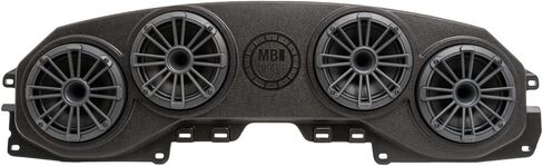 مكبرات صوت علوية خلفية MB Quart MBQJ-48H مع مكبرات صوت بوق ضغط 8 بوصات، التوصيل والتشغيل لسيارة Jeep Wrangler JL/Gladiator JT، شبكات قابلة للتخصيص - ترقية صوت ممتازة in Kuwait