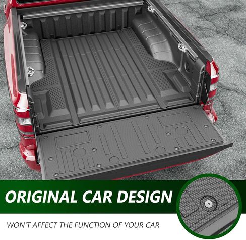 xipoqix Bed Mat Compatible with 2022 2023 2024 Nissan Frontier Truck Mat 5FT Bed TPE Material Cargo Mat Replacement for 2022 2023 2024 Nissan Frontier Accessories in Saudi Arabia