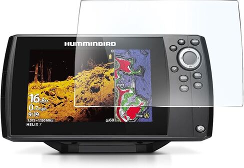 واقي للشاشة من الزجاج المقسى 100% ممتاز لشاشة Humminbird Helix 7 GPS G3 G3N G4 G4N GPS 7 بوصة in Kuwait