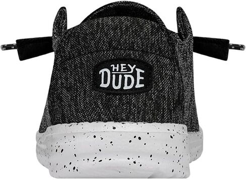 Hey Dude Women's Wendy Sport Mesh Black Size W10 | Women's Shoes | Women's Slip On Loafers | Comfortable & Light-Weight in Kuwait
