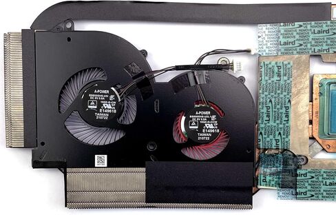 قطعة بديلة جديدة لمروحة تبريد وحدة المعالجة المركزية + وحدة معالجة الرسومات من BestParts لجهاز MSI GS65 Stealth Thin، P/N: MS-16Q2 MS-16Q3، 16Q2-CPU 16Q2-G-CCW (ملاحظة: تناسب فقط سلسلة "Thin") in Kuwait