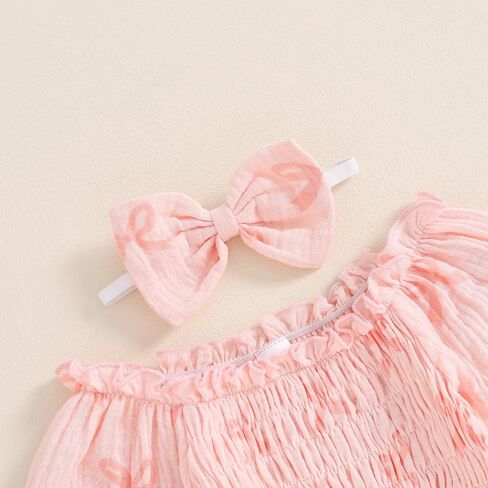 Newborn Pumpkin Outfit Infant Baby Girl Halloween Clothes Ruffle Long Sleeve Bubble Romper Bodysuit Fall Outfits in Saudi Arabia
