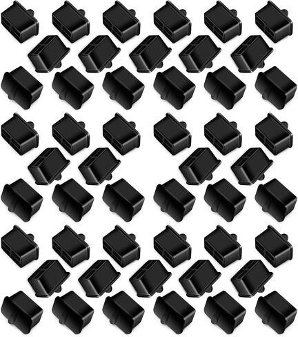 RJ45 Dust Covers Caps Ethernet LAN Port Protector Suitable for Network Swticher/Router/Hub/Cards/Computer/Copper Transceiver Module Silicone 50pcs/Pack in Saudi Arabia