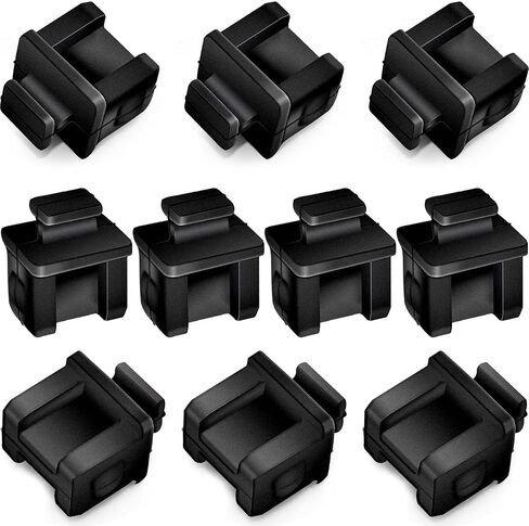 RJ45 Dust Covers Caps Ethernet LAN Port Protector Suitable for Network Swticher/Router/Hub/Cards/Computer/Copper Transceiver Module Silicone 50pcs/Pack in Saudi Arabia